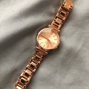 Charming Charlie’s rose gold watch